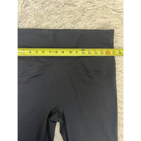 Spanx Womens Plus Size 2X Cropped Black Leggings High Waisted Stretch Activewear - Picture 5 of 9